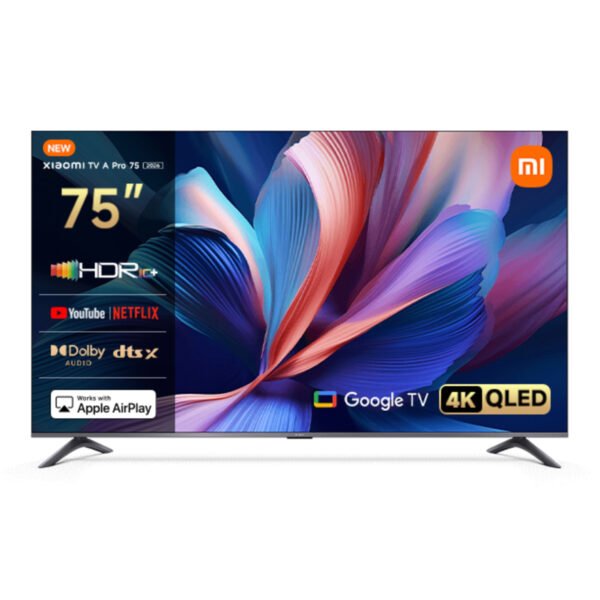 Xiaomi TV A Pro 75 2026 - 75" 190 4K Ultra HD QLED Google Smart 120Hz Game Boost Uydu Alıcılı TV