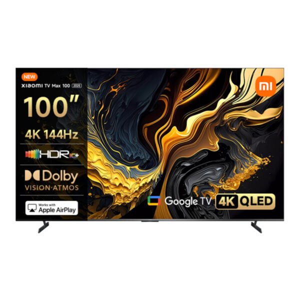 Xiaomi TV Max 100 2025 - 100" 254 4K Ultra HD QLED 144 Hz  AirPlay Destekli Uydu Alıcılı Google Smart TV