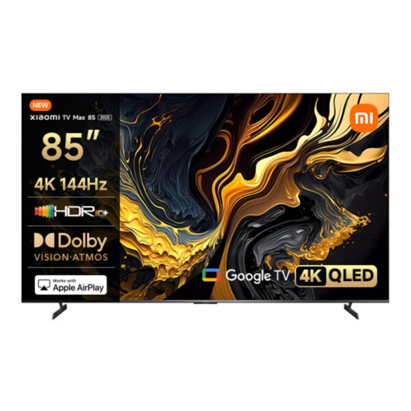 Xiaomi TV Max 85 2025 - 85" 215 4K Ultra HD QLED 144 Hz AirPlay Destekli Uydu Alıcılı Google Smart TV
