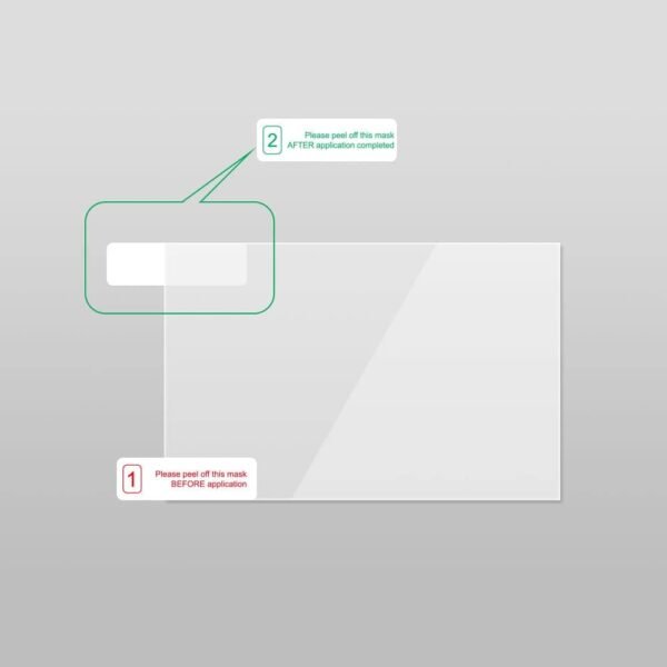 AZDOME Ön Cam Filmi ve Bantlar Elektrostatik Film